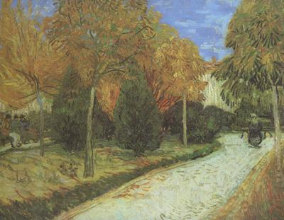 Vincent Van Gogh The Public Park at Arles (nn04) Spain oil painting art
